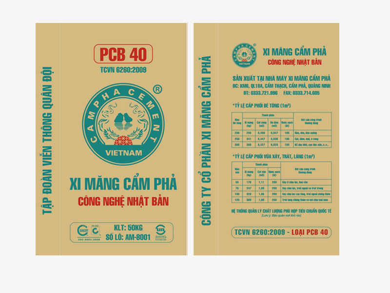 Xi măng Cẩm Phả PBC40